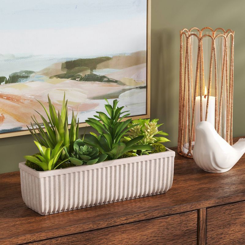 slide 2 of 4, 8" Succulent Capsule - Threshold™, 1 ct