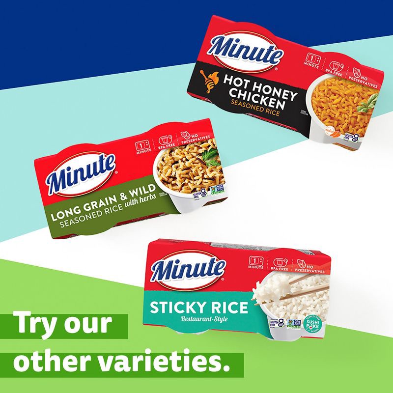 slide 7 of 9, Minute Rice Ready to Serve Gluten Free Sticky Rice - 8.8oz/2ct, 2 ct; 8.8 oz