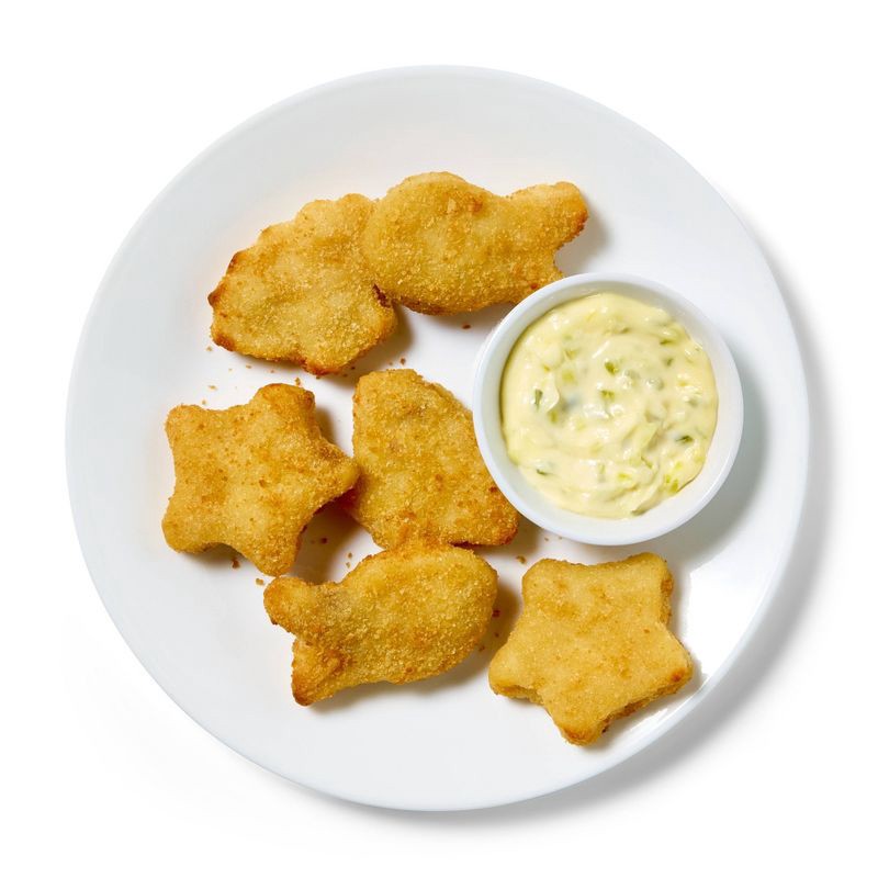 slide 4 of 4, Wild Caught Alaska Pollock Frozen Fish Nuggets 19oz - Good & Gather™, 19 oz