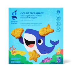 Wild Caught Alaska Pollock Frozen Fish Nuggets 19oz - Good & Gather™