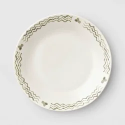 10" Stoneware Aralia Dinner Plate White - Threshold™