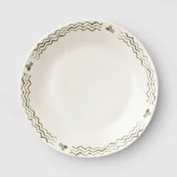 10" Stoneware Aralia Dinner Plate White - Threshold™