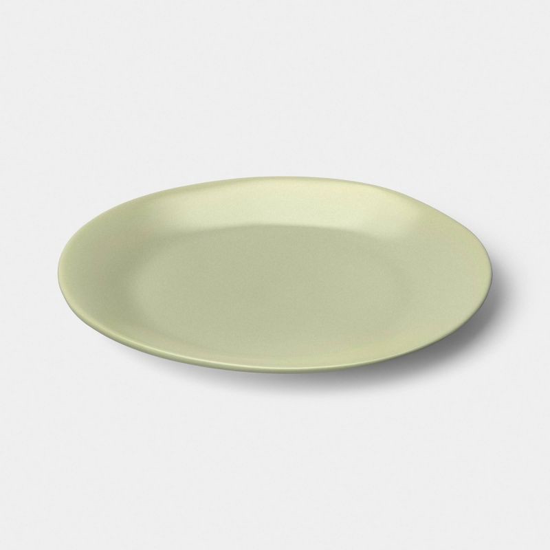 slide 3 of 3, 8.5" Stoneware Aralia Salad Plate Green - Threshold™, 1 ct