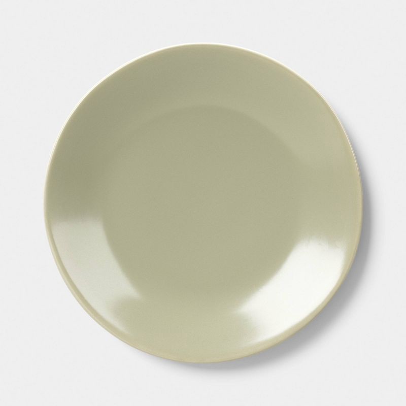 slide 1 of 3, 8.5" Stoneware Aralia Salad Plate Green - Threshold™, 1 ct