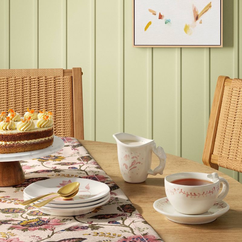 slide 2 of 5, 5.63 fl oz Easter Bunny Tea Cup with Saucer - Threshold™, 5.63 fl oz