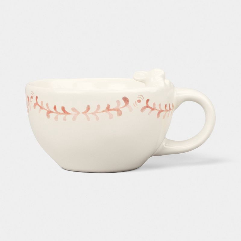 slide 3 of 5, 5.63 fl oz Easter Bunny Tea Cup with Saucer - Threshold™, 5.63 fl oz