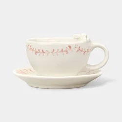 5.63 fl oz Easter Bunny Tea Cup with Saucer - Threshold™