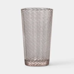14.9 fl oz Glass Swirl Petal Tumbler Pink - Threshold™