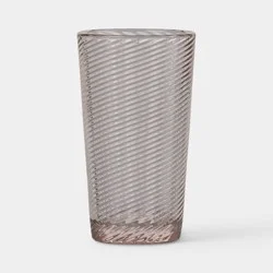 14.9 fl oz Glass Swirl Petal Tumbler Pink - Threshold™