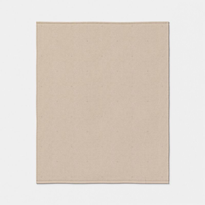 slide 3 of 5, Gauze Throw with Cozy Reverse Neutral - Threshold™, 1 ct