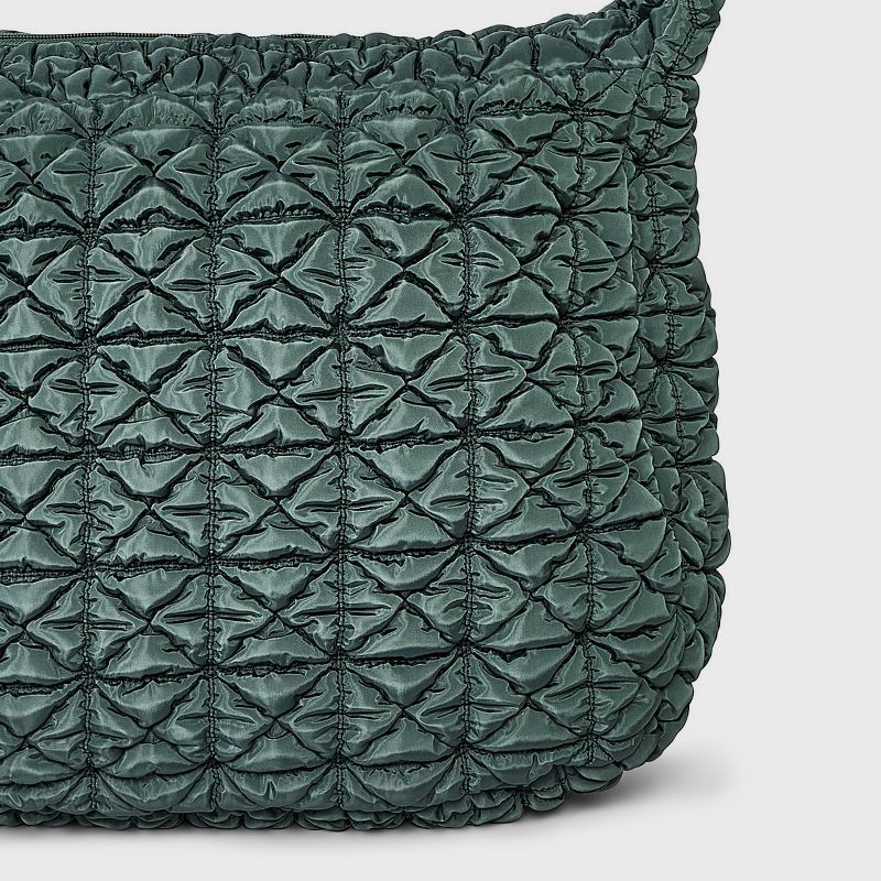 slide 5 of 5, Puffer Hobo Shoulder Bag - Wild Fable™ Olive Green, 1 ct