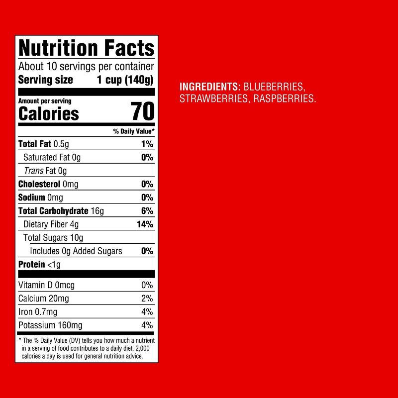 slide 4 of 4, Frozen Strawberries, Blueberries & Raspberries - 48oz Bag - Good & Gather™, 48 oz