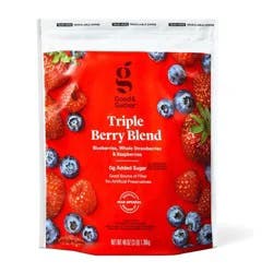 Frozen Strawberries, Blueberries & Raspberries - 48oz Bag - Good & Gather™