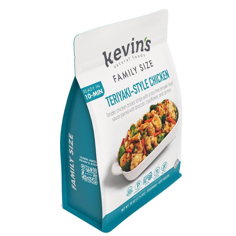 slide 2 of 4, kevin's natural foods Frozen Gluten Free Family Size Teriyaki Chicken - 28oz, 28 oz