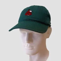 Peanuts Snoopy Puffer Dad Hat - Forest Green