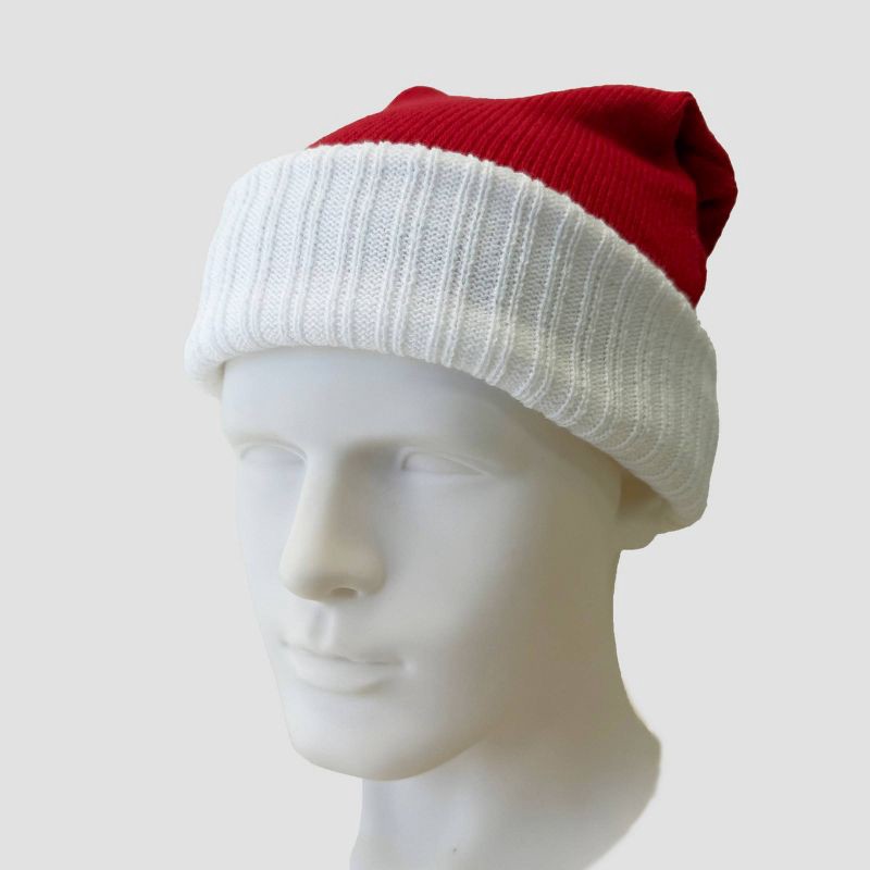 slide 2 of 3, Mighty Fine Santa Hat - Red/White, 1 ct