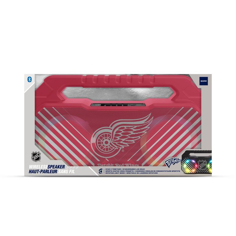 slide 2 of 3, NHL Detroit Red Wings Wireless BoomBox Speaker, 1 ct