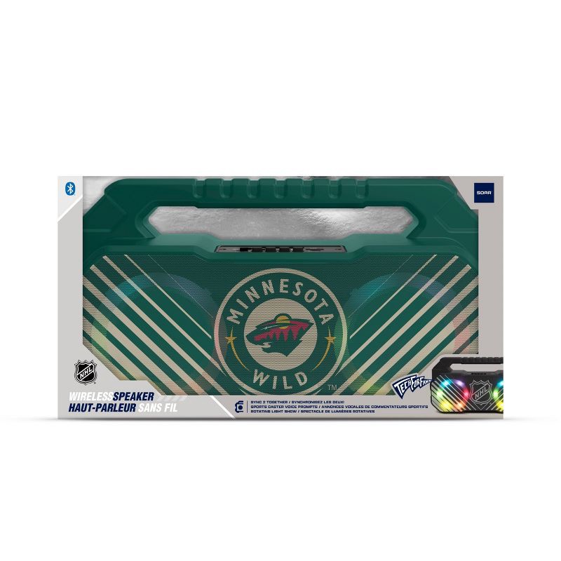 slide 2 of 3, NHL Minnesota Wild Wireless BoomBox Speaker, 1 ct