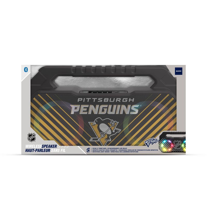 slide 2 of 3, NHL Pittsburgh Penguins Wireless BoomBox Speaker, 1 ct