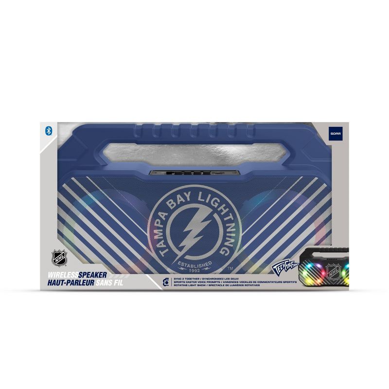 slide 2 of 3, NHL Tampa Bay Lightning Wireless BoomBox Speaker, 1 ct