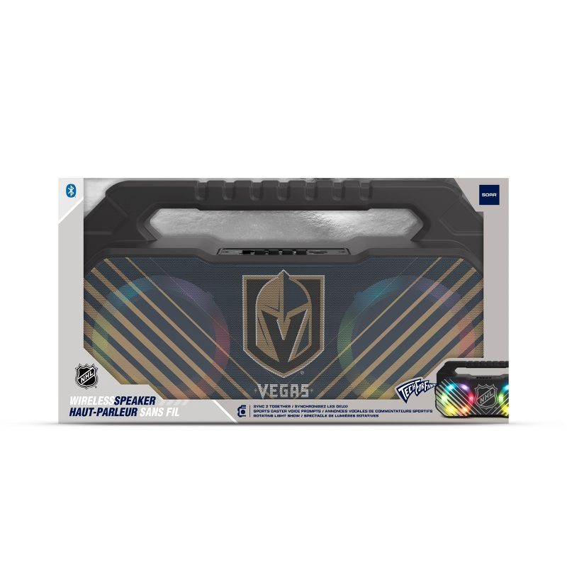 slide 2 of 3, NHL Vegas Golden Knights Wireless BoomBox Speaker, 1 ct