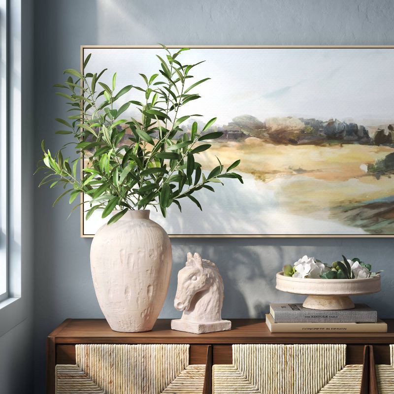 slide 2 of 4, XL Rustic Ceramic Vase - Threshold™, 1 ct