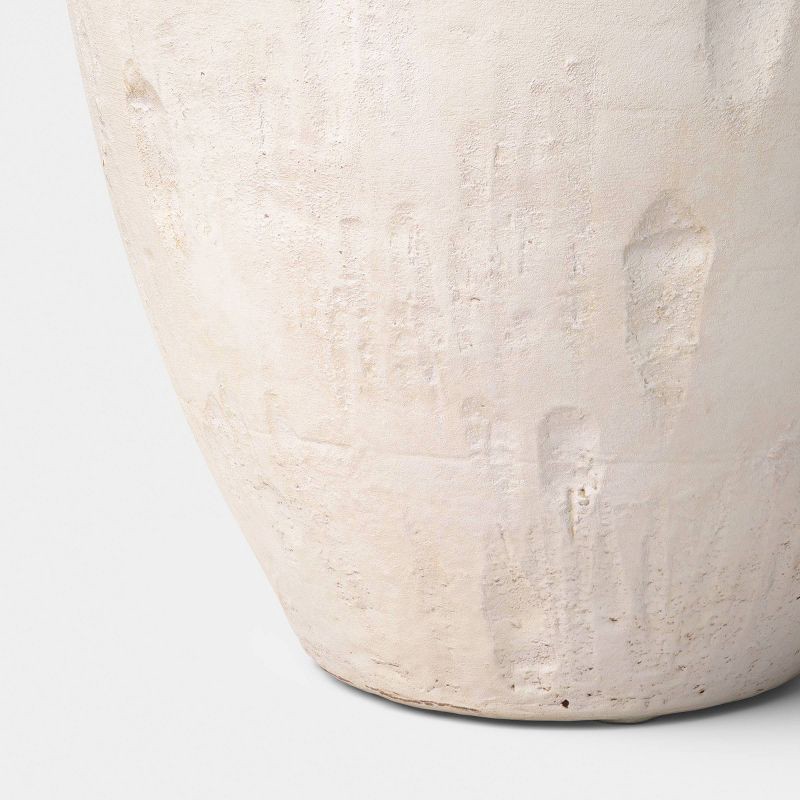 slide 3 of 4, XL Rustic Ceramic Vase - Threshold™, 1 ct