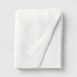 50"x60" Dimensional Knit Throw Off White - Threshold™