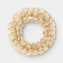 Shola Flower Preserved Wreath - Threshold™