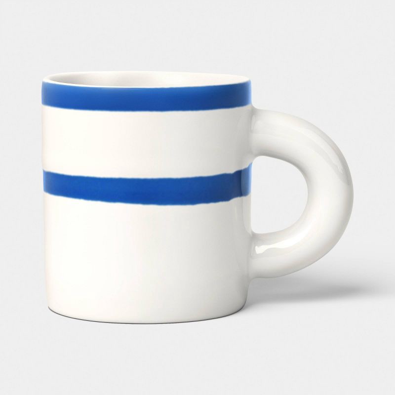 slide 3 of 4, 2.4oz Stoneware Stoneware Espresso Cup with Saucer - Room Essentials™, 2.4 oz