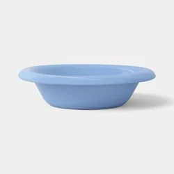 800ml Stoneware Round Rim Pasta Bowl Blue - Room Essentials™