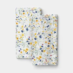 2pk Cotton Multi Floral Dinner Napkins - Room Essentials™
