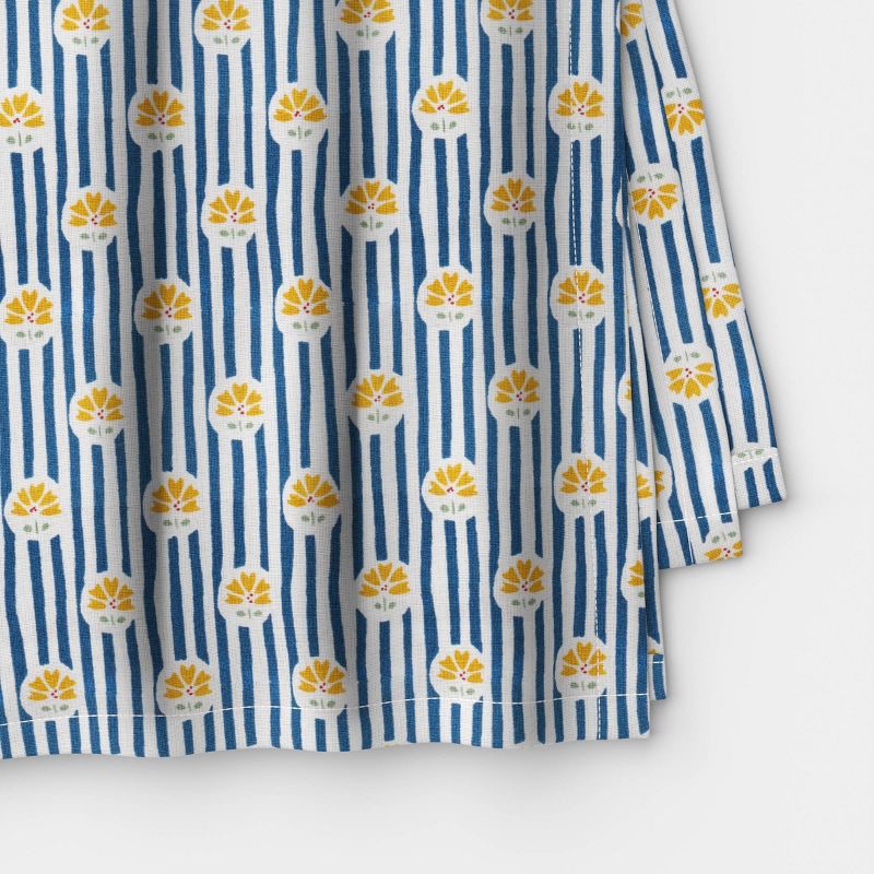 slide 4 of 4, 2pk Cotton Floral Dinner Napkins - Room Essentials™, 2 ct