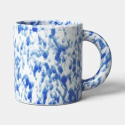 15.2oz Stoneware Mug Blue Splatter - Room Essentials™