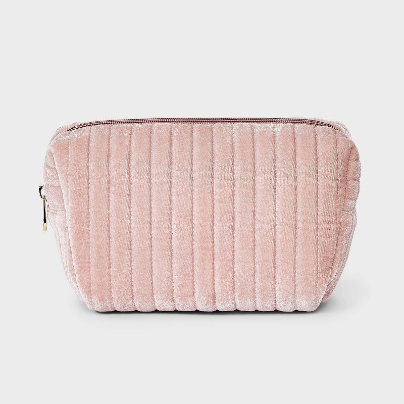 slide 5 of 6, Cosmetic Pouch 2pc Set - Universal Thread™ Pink, 2 ct