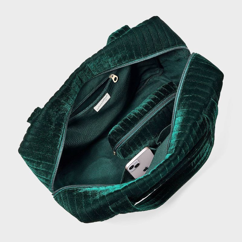 slide 4 of 7, Velvet Weekender Duffel Bag - Universal Thread™ Green, 1 ct