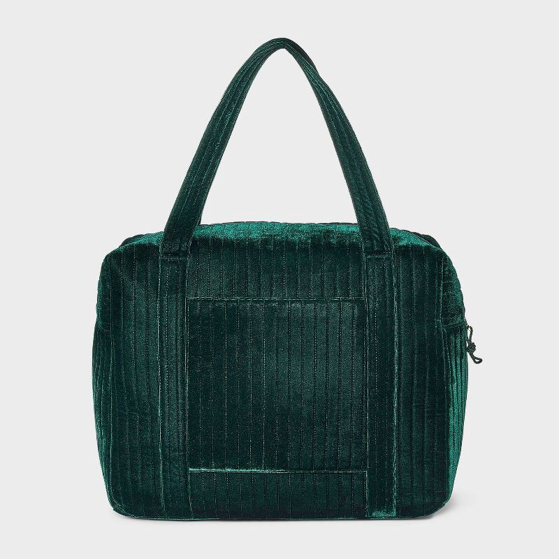 slide 6 of 7, Velvet Weekender Duffel Bag - Universal Thread™ Green, 1 ct