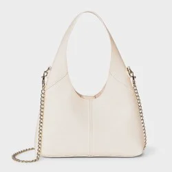 Mini Slouchy Chain Handbag - Universal Thread™ Off-white