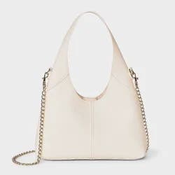 Mini Slouchy Chain Handbag - Universal Thread™ Off-white