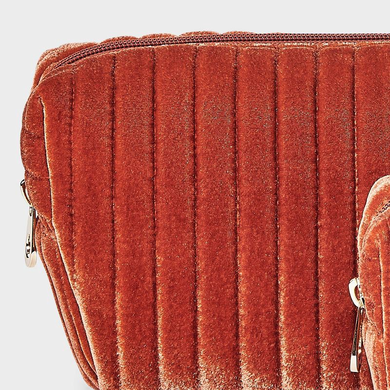 slide 4 of 6, Cosmetic Pouch 2pc Set - Universal Thread™ Orange, 2 ct