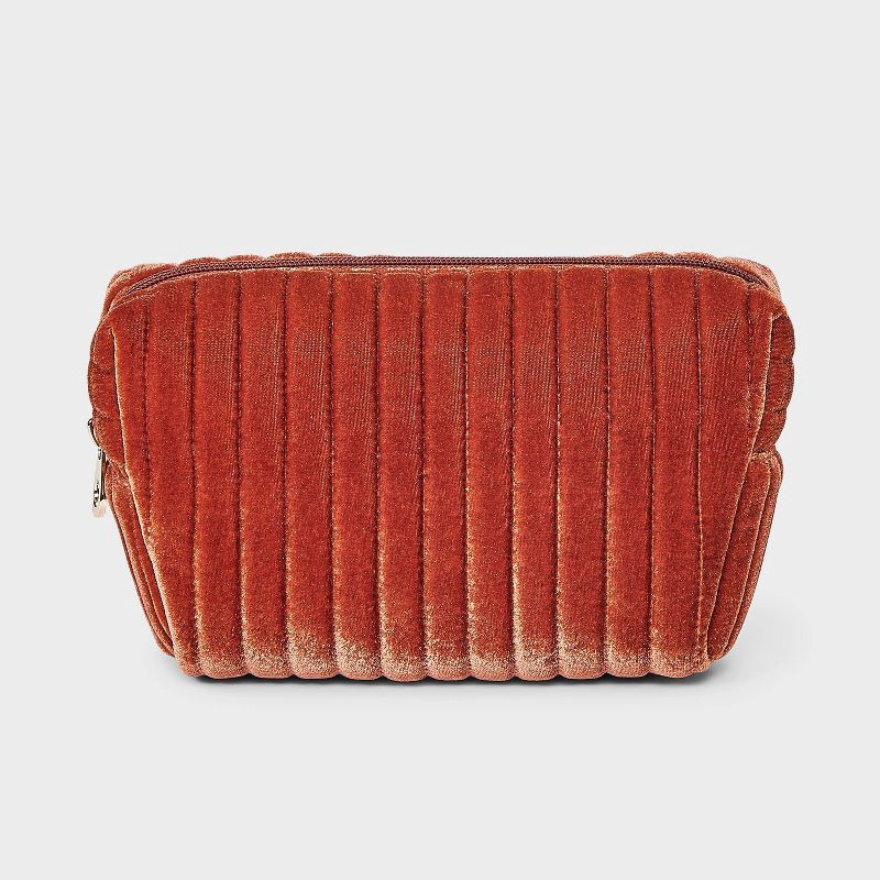 slide 5 of 6, Cosmetic Pouch 2pc Set - Universal Thread™ Orange, 2 ct