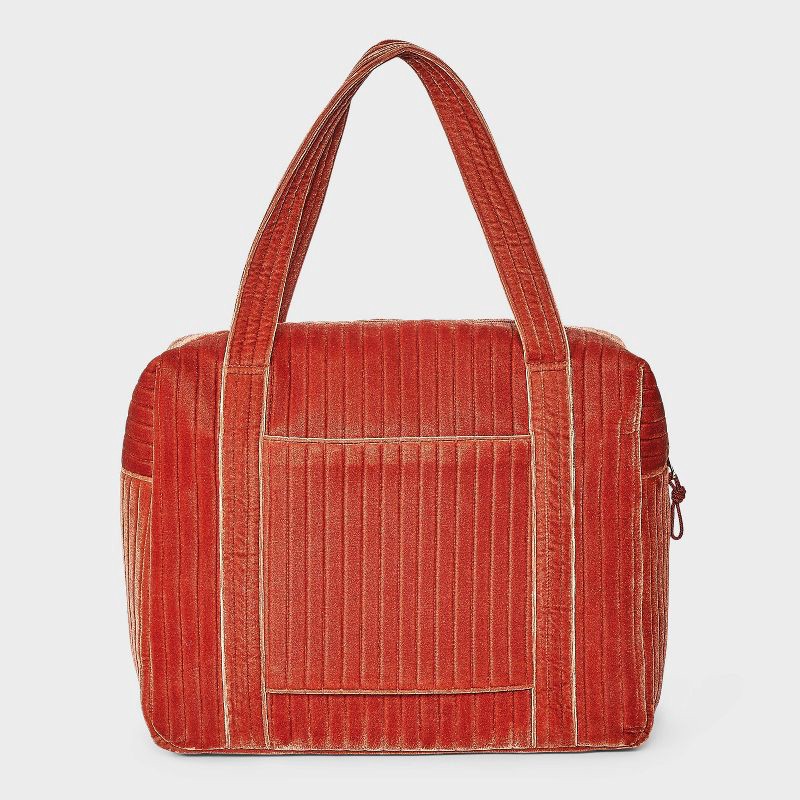 slide 6 of 7, Velvet Weekender Duffel Bag - Universal Thread™ Orange, 1 ct