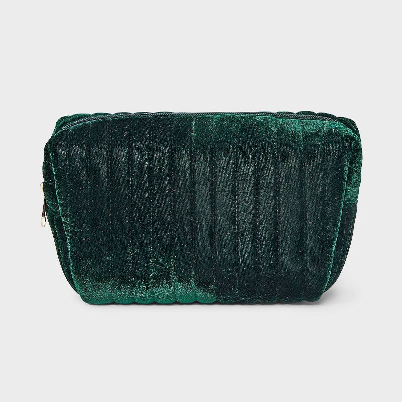 slide 5 of 6, Cosmetic Pouch 2pc Set - Universal Thread™ Green, 2 ct