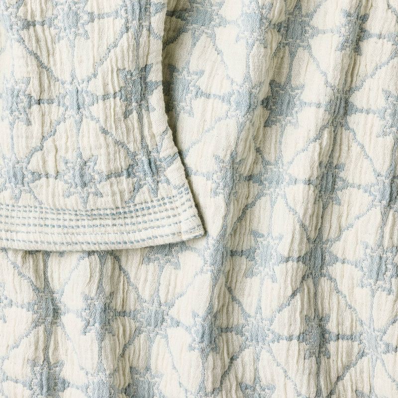 slide 3 of 3, Threshold designed w/Studio McGee 50"X60" Cotton Textured Throw - Threshold™ designed with Studio McGee, 1 ct