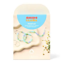 140+ Blue and Green Fashion Bead Kit - Mondo Llama™