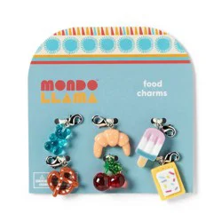 6ct Food Icon Charms - Mondo Llama™