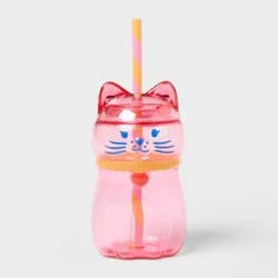12 fl oz Figural Cat shape with Necklace Tumbler - Pillowfort™