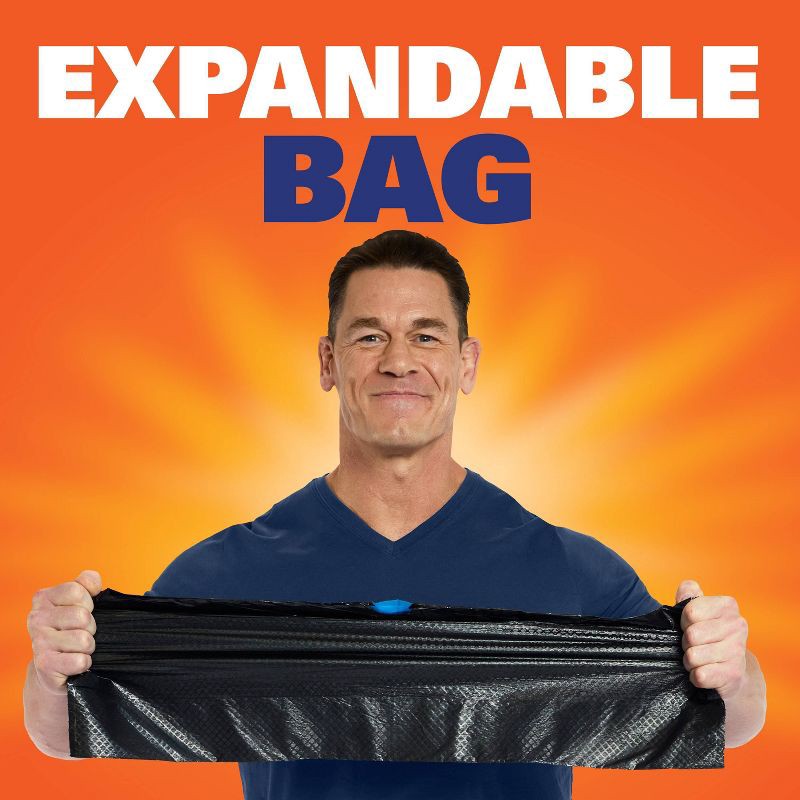 slide 9 of 9, Hefty Multi Purpose Drawstring Fabuloso Trash Bags - Watermelon - 30 Gallon - 34ct, 30 gal, 34 ct