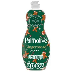 Palmolive Ultra Strength Liquid Dish Soap, Limited Edition - Gingerbread Scent - 20 fl oz Bottle