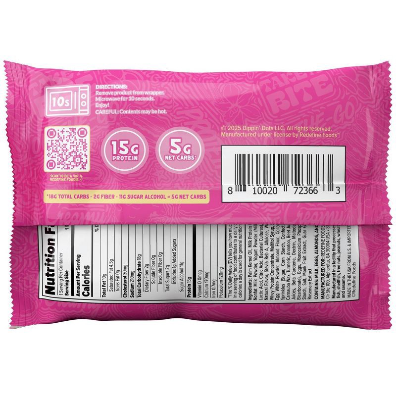 slide 5 of 7, Redefine Foods Dippin Dots Birthday Cake Flavored Protein Donut - 8.5oz/4ct, 4 ct; 8.5 oz